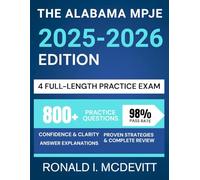 The Alabama MPJE 2025-2026 Edition: Your Complete Roadmap to Navigating Pharmacy Law, Featuring Targeted Review, Realistic Practice Questions, and Clear Legal Breakdowns.