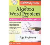 The Algebra Word Problem Tutor: Age Problems [USA] [DVD]