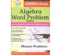 The Algebra Word Problem Tutor: Mixture Problems [USA] [DVD]