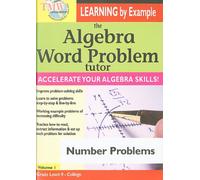 The Algebra Word Problem Tutor: Number Problems [USA] [DVD]