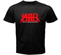 The All American Rejects Simple Logo Punk Rock Men's T Shirt Black XXL