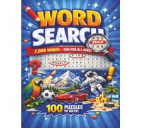 The All-In-One Word Search Book: 100 Engaging Puzzles • 2000 Words to Discover • Easy-to-Read, Fun for Everyone