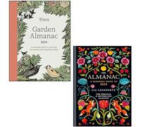 The Almanac A Seasonal Guide to 2024 By Lia Leendertz, RHS Garden Almanac 2024 By RHS 2 Books Collection Set