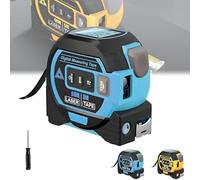 The Almighty Ruler, 2024 Nueva cinta métrica de Almighty Tools, la cinta métrica láser 3 en 1 de la regla todopoderosa, regla todopoderosa, herramientas todopoderosas, for hombres y mujeres(Blue+yello