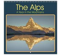 The Alps - A Year in the Mountains (Wall Calendar 2026 12" x 24" / 30 x 60 cm (abierto) CALVENDO 12 Month Wall Calendar: Mountain landscapes in Europe (CALVENDO Nature)
