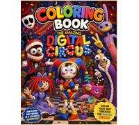 The Amazing Digi-tal's Coloring Book for Fan Men Women Teen: A Jumbo Coloring for Kids Ages 4-7,8-12, Girls, and Adults | With +50 High Quality ... Characters for Stress Relief and Relaxation