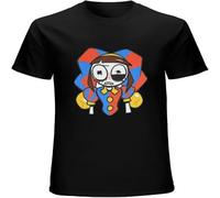 The Amazing Digital Circus Mens T-Shirt Printed Graphic Top Unisex tee Black M
