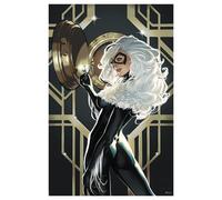 The Amazing Spider-Man Litografia Cosmic Black Cat 61 x 41 cm - sin marco
