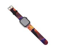 The American Crow - Correas de silicona de repuesto para Apple Watch, 38mm/40mm, Acero inoxidable, Amatista