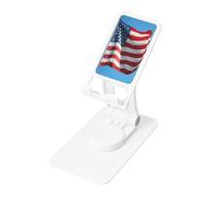 The American Flag in a Blue Sky Soporte universal para teléfono, soporte ajustable para teléfono celular, trípode giratorio de 360° para iPhone, perfecto para uso diario