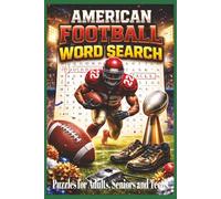 The American Football Word Search Puzzle Book: Word Searches with Easy to Read Print about Football, Football Plays, Football Terms and More | 6x9 ... Gift For Vacations, Holidays, and Free Times