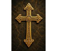 The ancient Cross journal: A Christian Lined Notebook for writing notes and personal reflections 120 Full-Color Pages .