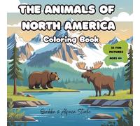 The Animals of North America: Coloring Book
