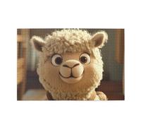 The Animated Alpaca Has Big Eyes - Rompecabezas de 1000 piezas para adultos, rompecabezas de madera para adultos, regalos para decoración del hogar