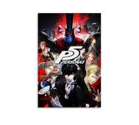 The Animation Persona 5 Anime Póster Pintura Decorativa Lienzo Arte de Pared Salón Póster Dormitorio Pintura, Arte de Pared Impresión de Imagen Moderna Decoración de Habitación Familiar 20 x 30