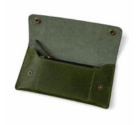 The Antiq - Bolsa de cuero para monedas, organizador de billetes de dólar, organizador de billetes, sobre de dinero con bolsillo para móvil, bolsa de dinero para hombres y mujeres, Bolsa de cuero