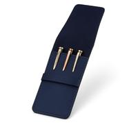 The Antiq Estuche de cuero para bolígrafos, soporte para pluma estilográfica, organizador de viaje, estuche de lujo para bolígrafos, almacenamiento de bolígrafos, estuche para bolígrafos de reserva,