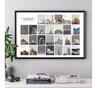The Architect's Alphabet Print Great,Carteles E Impresiones,para Arquitectos Pintura En Lienzo En La Pared Imagen Nórdica,para La Decoración De La Oficina De La Sala De Estar-50X70Cm