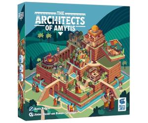 The Architects of Amytis Strategy Board Game para 2 jugadores, construyendo la mejor ciudad de Babilonia para la reina Amytis, solo toma 5 minutos para aprender, edad 10+, 2 jugadores, 30 minutos