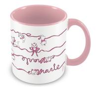 The Aristocats Taza Marie, blanco/rosa, Taille unique