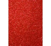 The Ark Craft - Cartulina con purpurina (tamaño A4, 250 g/m², 5 unidades), color rojo