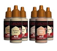 The Army Painter, Air Triads Light Skin Tone - Pintura lista para aerógrafo Light Skin Tone con 6x18 ml de pinturas acrílicas pre-diluidas en spray - Pinturas para miniaturas de D&D y Warhammer