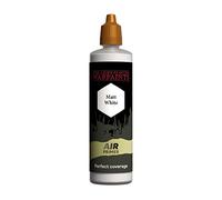 The Army Painter Airbrush Matt White, botella cuentagotas de 100 ml, pintura acrílica, base aerógrafo para aerógrafo y pintura, miniaturas de Wargaming, perfecto para juegos de mesa de mesa…