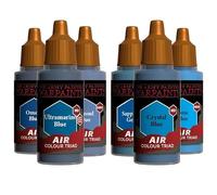 The Army Painter, Airbrush Primary Bundle Blue, 2 Triads x 6 x 18 ml