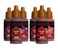 The Army Painter, Airbrush Primary Bundle Red, 2 Triads x 6 x 18 ml