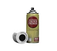The Army Painter, Colour Primer Matt Black, 400 ml Pintura Modelismo Spray Negro - Imprimacion Plastico Miniaturas para Warhammer Figuras y D&D Miniatures
