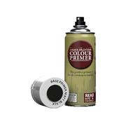 The Army Painter, Colour Primer Matt Black, 400 ml Pintura Modelismo Spray Negro - Imprimacion Plastico Miniaturas para Warhammer Figuras y D&D Miniatures