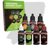 The Army Painter, Combat Se7ens: Awakened Ancient Alloy, 7x18 ml Warpaints Fanatic: 1 Acrílica, 1 Efectos, 3 Metálicas, 2 Washes, Pinturas Hobby de Calidad Perfectas para Figuras DnD Warhammer