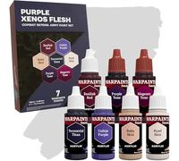 The Army Painter, Combat Se7ens: Purple Xenos Flesh, 7 x 18 ml Warpaints Fanatic, 5 Acrílicos, 2 Lavados, Pinturas de Calidad para Hobby Perfectas para Miniaturas de DnD y Figuras de Warhammer