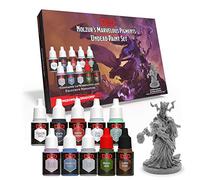 The Army Painter | Dungeons and Dragons | Nolzur’s Marvelous Pigments Undead Paint Set | 10 Pinturas Acrílicas y 1 figura miniatura Acererak