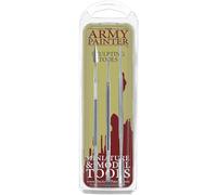 The Army Painter Juego 3 herramientas de modelado acero inoxidable doble cara para resina y plástico