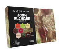 The Army Painter, Masterclass John Blanche Volume 4, 8 x 18 ml | Warpaints Fanatic, 2 lavados y 1 lámina de arte, kit de pinturas para miniaturas wargame