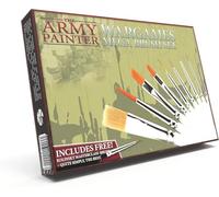 The Army Painter Mega Brush Set | 10 Pinceles de cerdas Sintéticas y Sable Natural | Pincel Kolinsky Gratis | Accesorios para Pintura de Figuras Miniatura
