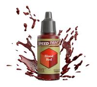 The Army Painter Speedpaint 2.0 Blood Red, Pintura Acrílica No Tóxica Individual, Solución de Pintura de Contraste de Una Capa para Miniaturas de Mesa de Fantasía, 18ml