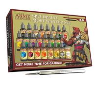 The Army Painter Speedpaint Most Wanted Set 2.0 Combo, Conjunto De Pintura Acrilica Ampliado Con 24 Botellas De Speedpaint | 1 Basecoat Y 1 Speedpaint Pinceles Miniaturas Para Pintar