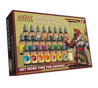 The Army Painter Speedpaint Most Wanted Set Kit de pintura para modelos de velocidad de 2,0-24 x 18 ml precargado con bolas mezcladoras y 1 pince