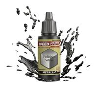 The Army Painter Speedpaint Polished Silver 2.0, Pintura Acrilica Individual De 18ml Solución De Pintura De Una Capa Para Tabletop Miniaturas Como Warhammer 40k y figuras de Dungeons and Dragons
