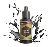 The Army Painter Speedpaint Satchel Brown 2.0, Pintura Acrilica Individual De 18ml Solución De Pintura De Una Capa para Tabletop Miniaturas como Warhammer 40k y Figuras de Dungeons and Dragons.