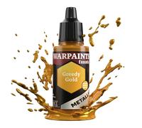 The Army Painter, Warpaint Fanatic Metallics Greedy Gold - Acrílicos individuales en miniatura, pintura de calidad para juegos de guerra en miniatura