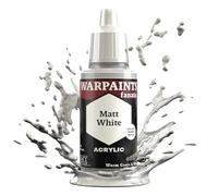 The Army Painter Warpaint Fanatics Pintura acrílica blanca mate en miniatura con pintura de guerra fanáticos, pintura de calidad para juegos de guerra en miniatura