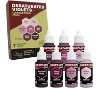 The Army Painter, Warpaint Flexible Triad PLUS+: Violetas desaturadas, 7 pinturas acrílicas de 18 ml, pintura de pasatiempo de calidad en miniatura para Dungeons and Dragons (DnD) y Warhammer