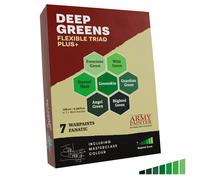 The Army Painter, Warpaints Flexible Triad Plus+: Deep Greens 7x18ml