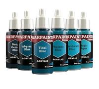 The Army Painter, Warpaints Fanatic Flexible Triad: Deep Green-Blues 6x18ml