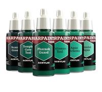 The Army Painter, Warpaints Fanatic Flexible Triad: Teals 6 x 18 ml Pinturas Acrilicas, Verde Azulado - Pintura Miniatura para D&D Miniatures & Warhammer Figuras