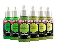 The Army Painter, Warpaints Fanatic Flexible Triad: Vibrant Greens 6 x 18 ml Pinturas Acrilicas, Verdes Vibrantes - Pintura Miniatura para D&D miniatures & Warhammer Figuras