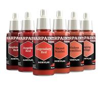 The Army Painter, Warpaints Fanatic Flexible Triad: Warm Reds 6 x 18 ml Pinturas Acrilicas, Rojos Cálidos - Pintura Miniatura para D&D miniatures & Warhammer Figuras